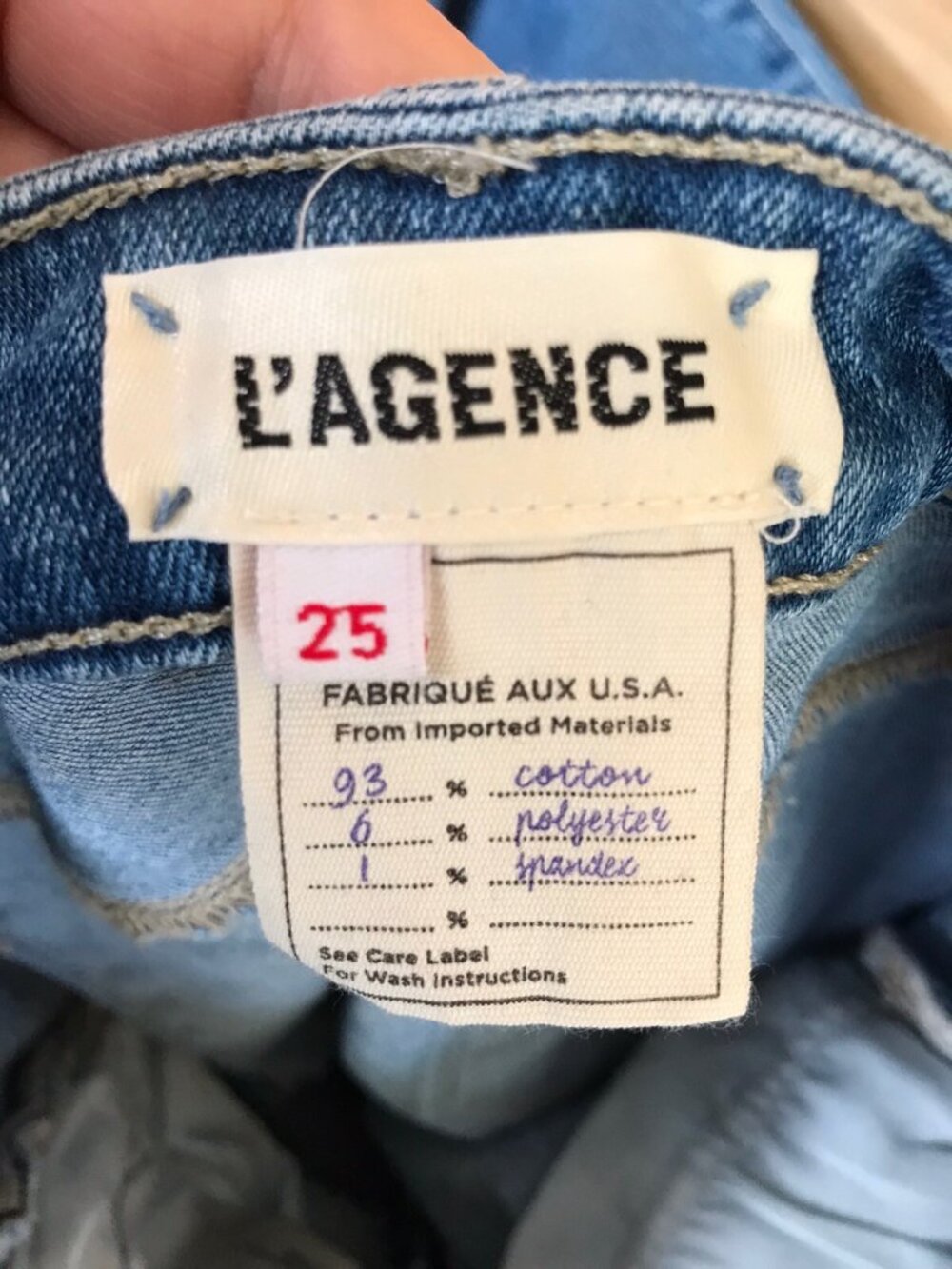 L'agence Revolve Margot High Rise Skinny Jeans in Dover 25 - Picture 5 of 6